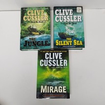 3 Oregon Files Hardback Silent Sea Mirage Jungle Cussler Book Lot - £9.34 GBP