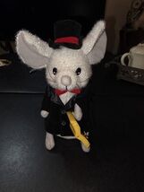 *READ Vintage Gemmy Animated Holiday Mouse Santa Tuxedo Dancing Christmas - $19.95