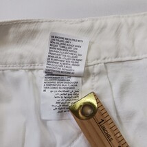 Charter Club Women's White Cotton Blend Rear Slit Denim Skirt Sz 10 (32W × 22L) image 5