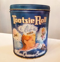 Tootsie Roll Blue Makes Dreams Sweeter Collector Tin Can 16 oz limited e... - £4.58 GBP