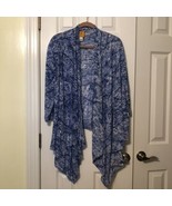 Rudy RD Petitie 1X open front colorful long sleeve cardigan - $24.79 CAD