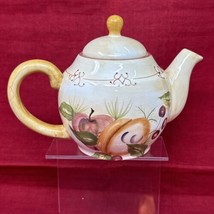 CRATE and  BARREL Winter Fall Orchard Apple Design Decretive Ceramic Tea... - $21.29