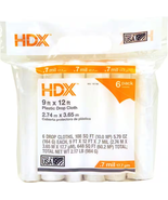 9 Ft. X 12 Ft. Clear Plastic Drop Cloths (6-Pack) - $309.17 MXN 9 Ft. X 12 Ft. Clear Plastic Drop Cloths (6-Pack) - $309.17 MXN