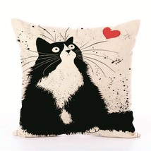 Sofa Pillows Cat Style Cushion Pillow cover 13 45x45cm - £10.26 GBP