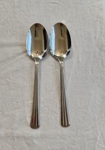 Lot X 2 Cutipol Stainless ATHENA Oval Place/Soup Spoon Used - $29.69