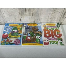 Veggie Tales 3 DVD Lot If I Sang A Silly Song Lyle The Kindly Viking Little Ones - $29.67