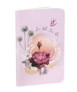 &quot;Love Who You Are&quot; Lavender Rose Mini Pocket Notebook, 32 Lined Premium ... - £7.15 GBP