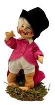 Annalee Boy or Girl Pink Coat Top Hat Mobilitee Dolls 1984 8 inch Meredi... - £25.91 GBP