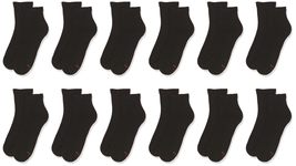 Hanes mens Double Tough Ankle Socks, 12-pair Pack fashion liner socks, White/ Gr - £23.70 GBP+