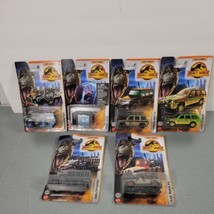  Matchbox 2022 Jurassic World Dominion Complete Set of 6 Toy Vehicles - £10.87 GBP
