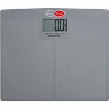 400 Lb X 0.1 Lb / 180 Kg X 0.1 Kg, Textured Platform Surface, Detecto Slimtalk - $59.98