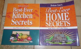 lot of 2 Bottom Line&#39;s Books Best Ever Kitchen Secrets &amp; Home Secrets - £11.29 GBP