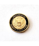 1990s Presidential Academic Fitness Award Pin Enamel Filled Gold Tone Vt... - $377.05 MXN