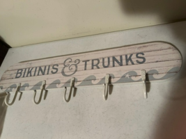 Bikiinis and Trunks wall rack with Hooks image 2