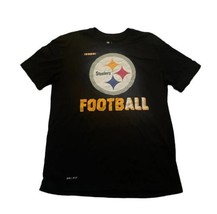 Nike Mens Steelers Football Dri-Fit Tee Shirt Size Medium Excellent Condition - £10.48 GBP