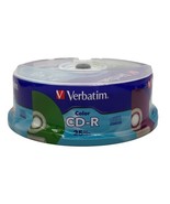 Verbatim CD-R Color Pack of 25 Blank Recordable CD Disc 700 MB NEW NIB N... - $14.50