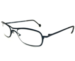 Vintage La Eyeworks Brille Rahmen SLIM 554 Marineblau Rechteckig 50-23-120 - £55.28 GBP