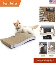 Cat Scratcher Cardboard Cat Scratch Pad with Premium Scratch Textures De... - $21.36