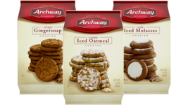 Archway Classics Iced Oatmeal, Iced Molasses &amp; Gingersnaps Cookies, Variety 3-Pk - £23.05 GBP