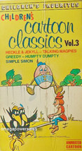 CHILDREN&#39;S  FAVORITES CARTOON CLASSICS VOL.3 (VHS, 1986) HECKLE &amp; JEKYL - £6.28 GBP