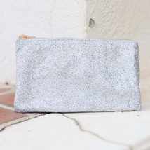 Liz 3 Compartment Crossbody Bag  Silver Glitter - £26.30 GBP