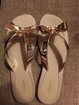 Guess Rosegold FLIP-FLOP Sandals -SIZE 10M - £23.17 GBP