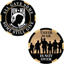 CH3400 Black Pow*Mia &quot;ALL GAVE SOME, SOME STILL GIVE&quot; Challenge Coin (1-... - £9.75 GBP