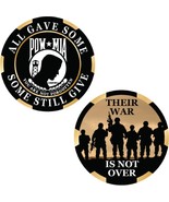 CH3400 Black Pow*Mia &quot;ALL GAVE SOME, SOME STILL GIVE&quot; Challenge Coin (1-... - $12.41