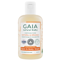 GAIA Natural Baby Bath &amp; Body Wash in the 250mL - £59.57 GBP