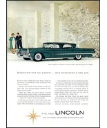1958 Lincoln Landau Automobile PRINT AD BX3 - $140.76 MXN