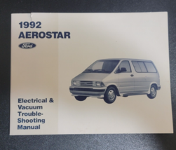 1992 Ford Aerostar Van Electrical and Vacuum Trouble Shooting Service Ma... - $23.20 CAD