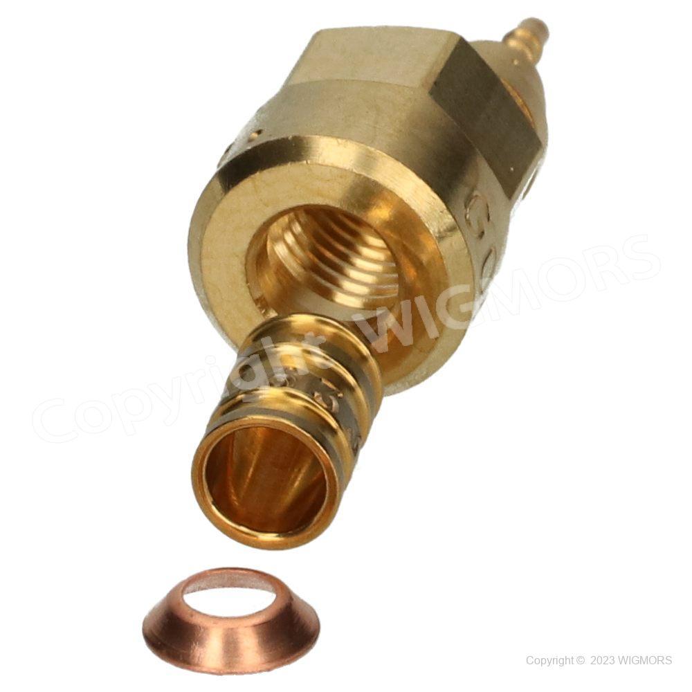 Press fitting Quadra XBA02C straight FI 2 - 1/4&quot; - $9.19