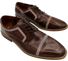 Nine West Men&#39;s Formal Kalani Wine Lace Up Dress Business Derby Shoe Siz... - $270.31 MXN