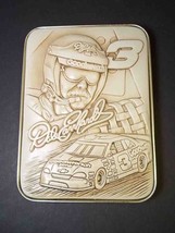 Dale Earnhardt Snr Sportsculpt #3 plaque tin backing 50 years anniv NASCAR 1998 - £3.75 GBP