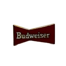 Vintage Budweiser Busch Red Banner Collectible Pin Badge Beer Memorabili... - £8.06 GBP