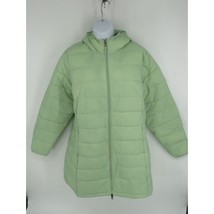Amazon Essentials Women&#39;s Lightweight Hooded Puffer Jacket Sage XXL NWOT - £22.44 GBP