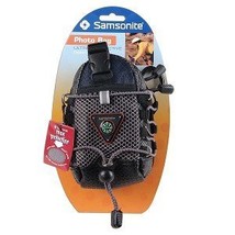Samsonite Rugged Water-Resistant Camera Bag with Compass &amp; Carabiner *NEW* - £15.62 GBP
