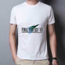 Final Fantasy VII Men&#39;s White T-Shirt - $14.99
