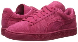Women&#39;s Puma Suede Classic + Colored Sneakers, 360584 02 Sizes 6.5-9.5 Rose Red - £70.74 GBP