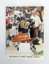 2004 Fleer Isaac Bruce Game-Worn Jersey Card Season Crowns 50/349 #d NM - $14.84