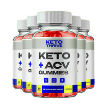 5 Pack Keto Thrive ACV Gummies Keto Thrive Keto ACV Gummies - 300 Gummies - $133.98