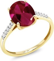 Certified Ruby Ring 925 Sterling Silver Gold Palleted Ruby Ring Adjustable Ruby - £74.63 GBP