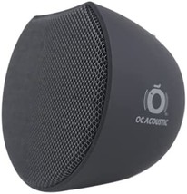 OC Acoustic: Newport Plug-in Bluetooth® Speaker, Charcoal Gray/Black Color, - £81.83 GBP