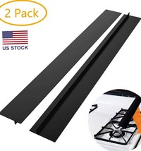 2X Silicone Kitchen Stove Gap Cover 21&quot; Cooktop Counter Mat Guard - $18.10
