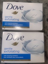 Dove Gentle Exfoliating Beauty for Renewed Skin Bar 4 oz, 4 Individual Bars - £5.84 GBP