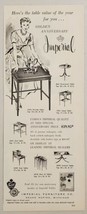 1951 Print Ad Imperial Furniture Tables Golden Anniversary Grand Rapids,Michigan - £14.10 GBP
