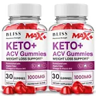 Bliss Max + Keto ACV Gummies, Bliss Max+ 2x Stronger ACV Gummies (2 Bottles) - $75.98