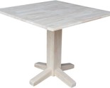 Squareare Dual Drop Leaf Dining Table, Unfinished, 7 By 36 Inches, Inter... - $251.93
