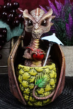 Drunken Spirit Cocktail Drink Tiki Mai Tai Tropical Pineapple Dragon Figurine - £39.86 GBP