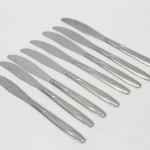 Americana Star Dinner Knives 8-1/4&quot; Stainless Lot of 8 - $15.67